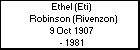 Ethel (Eti) Robinson (Rivenzon)