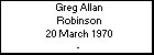 Greg Allan Robinson